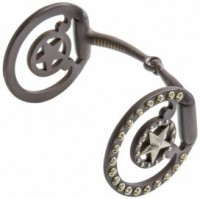 Westernové udidlo STAR ozdobné hnědé